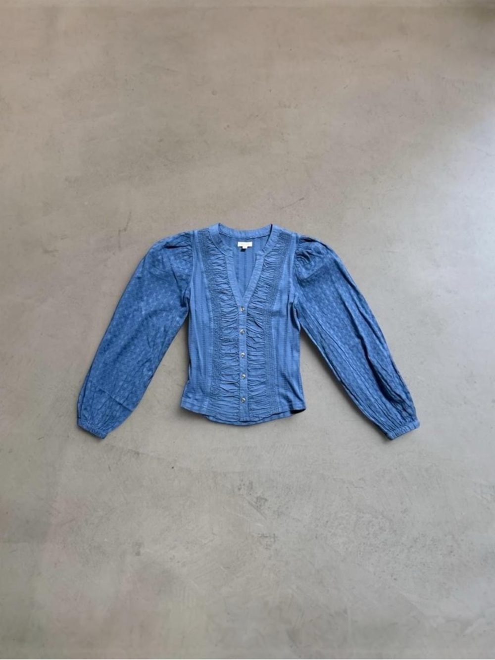 Anthropologie Pilcro Long Sleeve Reworked Buttondown Top